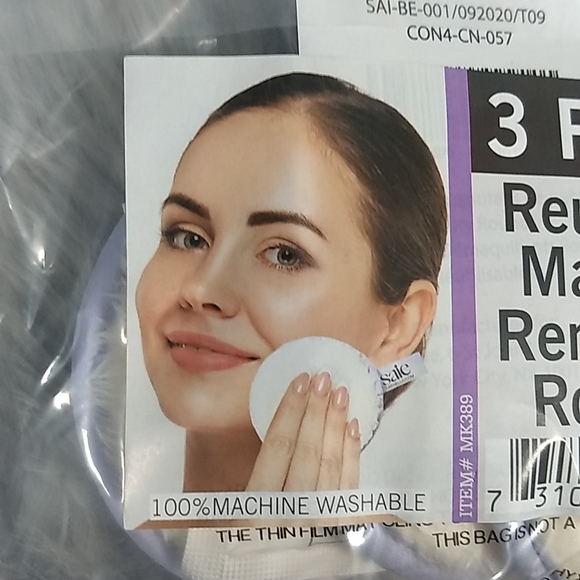 🔥2/15🔥NWT Saie reusable makeup removing rounds Factory Sealed 3 pack - Picture 4 of 8